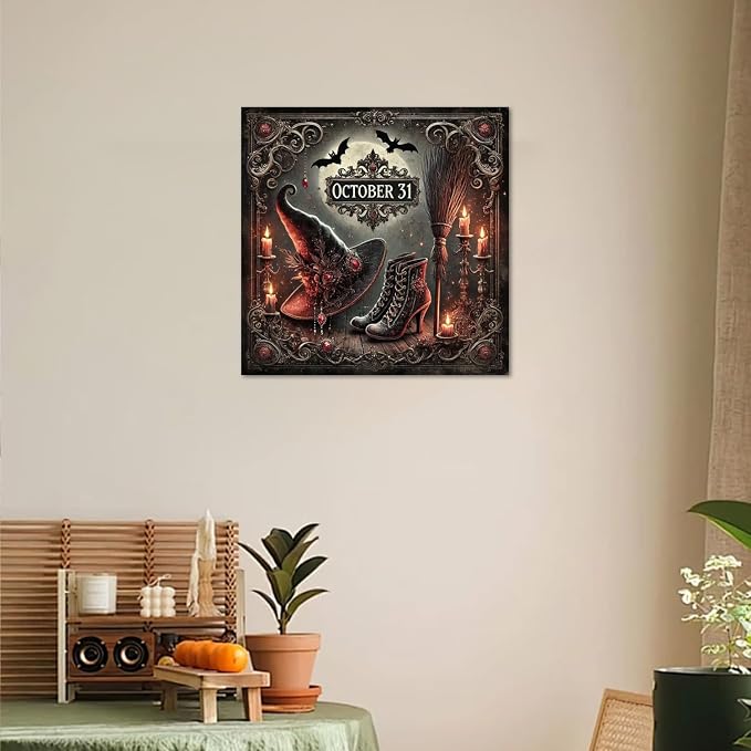 WUDWL Diamond Art Kits for Adults Beginner, DIY Halloween Painting Diamond - Image 5