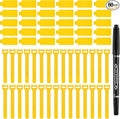 Cable Labels & Reusable Hook and Loop Fastening Ties Set - 30 Pcs Cord or Wire Labels & 30 Pieces Cable Tags for Electronics, Home & Office Cord Management