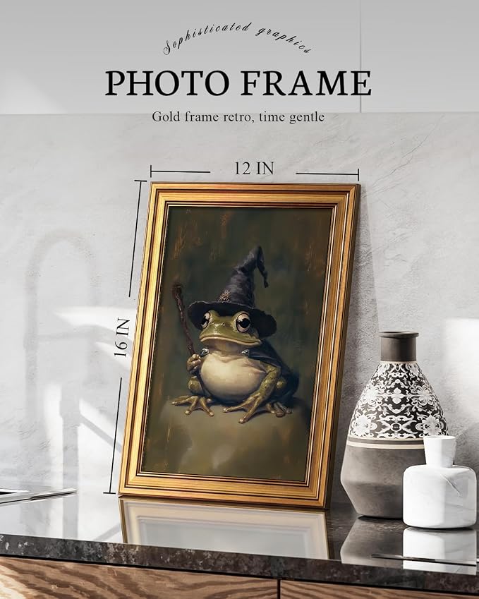 VIYYIEA Vintage Gold Framed Wall Art - Image 2
