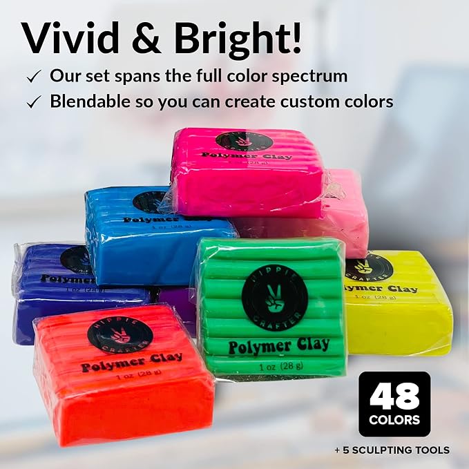 HIPPIE CRAFTER Polymer Clay Kit - Image 5