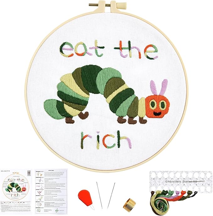 Hungry Caterpillar Embroidery Kits by Unknown