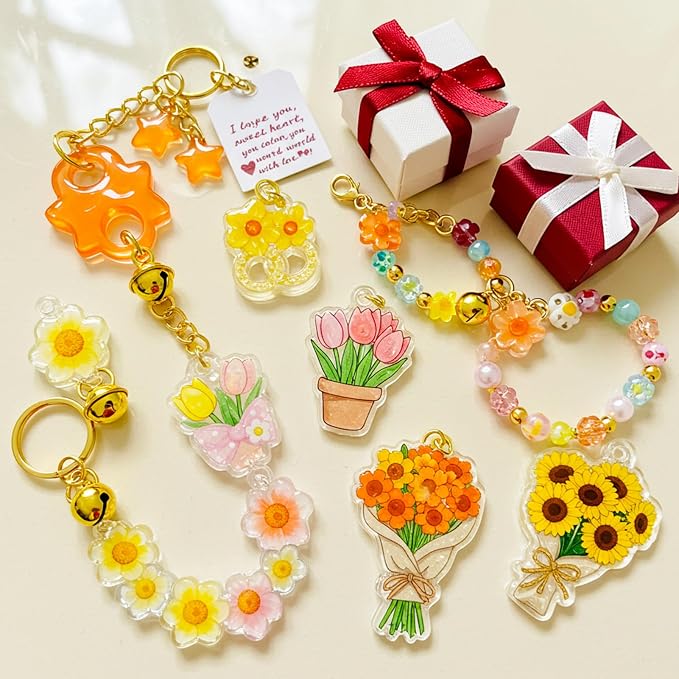 Csyidio 251 PCS Shrink Dink Keychain Kit Includes 20 Sheets Shrink Plastic - Image 8