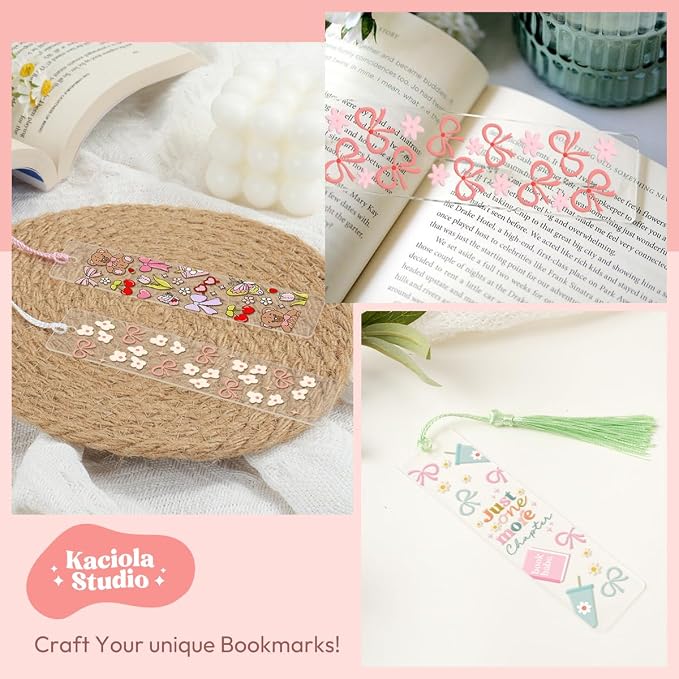 Kaciola 24PCS Acrylic Bookmark Blanks - Image 6