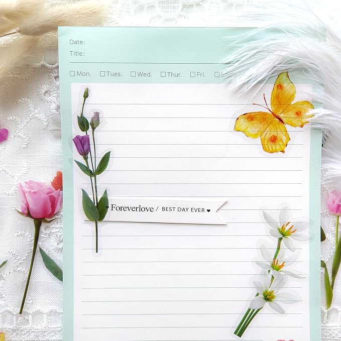 Ychsring Butterfly Floral Stickers Bulk - Image 3