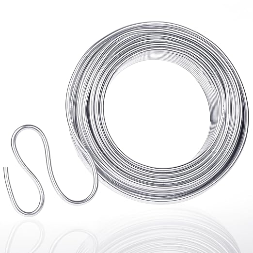 Aluminum Wire, Anezus 9 Gauge Bendable Metal Armature Aluminum Craft Wire by anezus