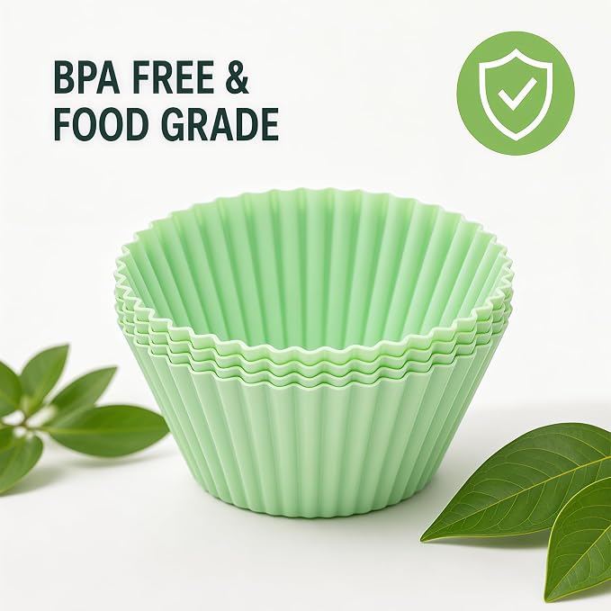 Reusable Silicone Baking Cup Silicone Muffin Liners - Image 7