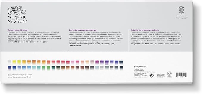 Winsor & Newton Studio Collection Artist Pencils, Colour Pencil Box Set - Image 2