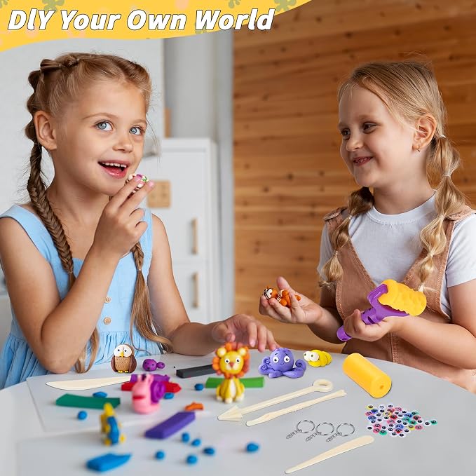 169 Pcs Air Dry Clay 120 Colors Modeling Model Magic Clay - Image 5
