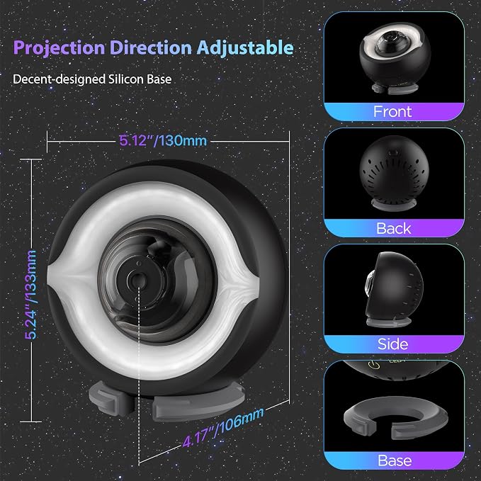 Black Hole Projector Scientifically Sculpted by Led Light, Interstellar Galaxy - Image 9
