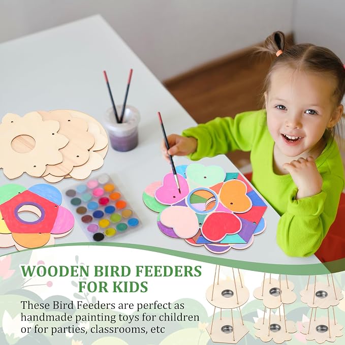 DoubleFill 18 Pcs Bird Feeder Craft Kits - Image 5