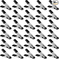 30 Pcs Small Clamps,Garden 2 Inch Mini Spring Clips Clamps Heavy Duty for Crafts/Backdrop/Greenhouse,Metal Chip Clips Open Mouth is 3/4 Inch for Woodworking Photography