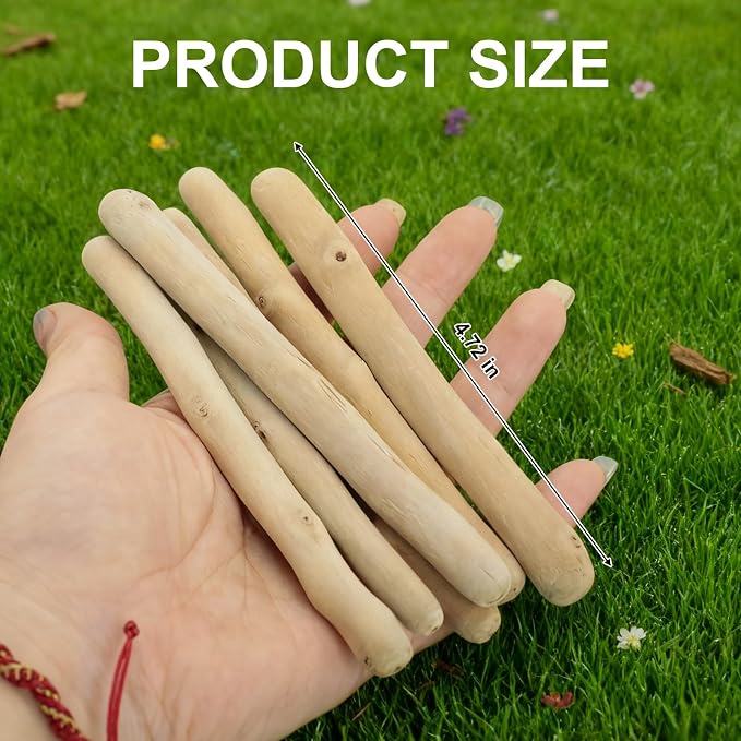 12cm Natural Driftwood Sticks for Crafts - Image 3