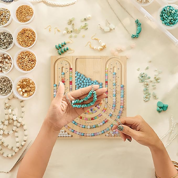Petoysoso Bamboo Bead Board for Jewelry Making - Image 5