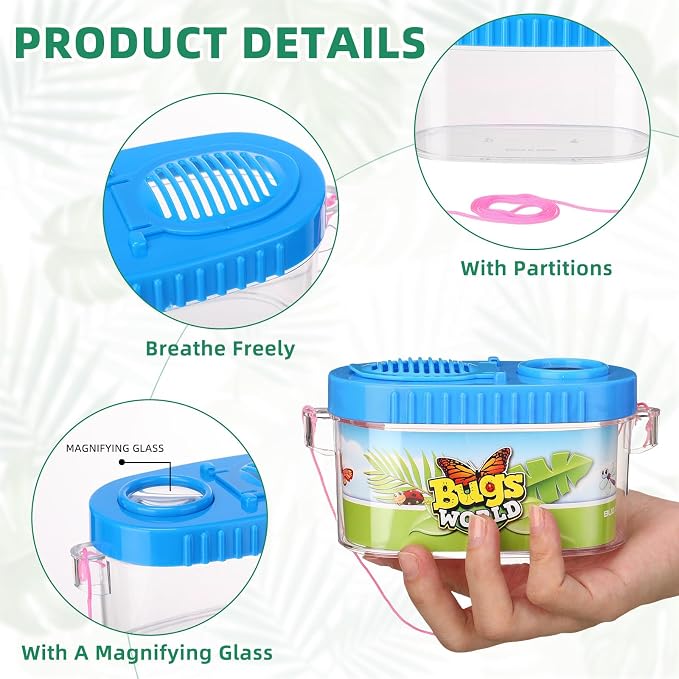 Halloscume 12 Pcs Insect Bug Viewer - Image 3
