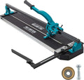 Mophorn Tile Cutter 31 Inch,Manual Tile Cutter Single Rail w/Precise Laser Positioning, Alloy Cutter Wheel with Ergonomic Handle, Accurate Rulers, For Large Tile 0.24"-0.59" Thickness
