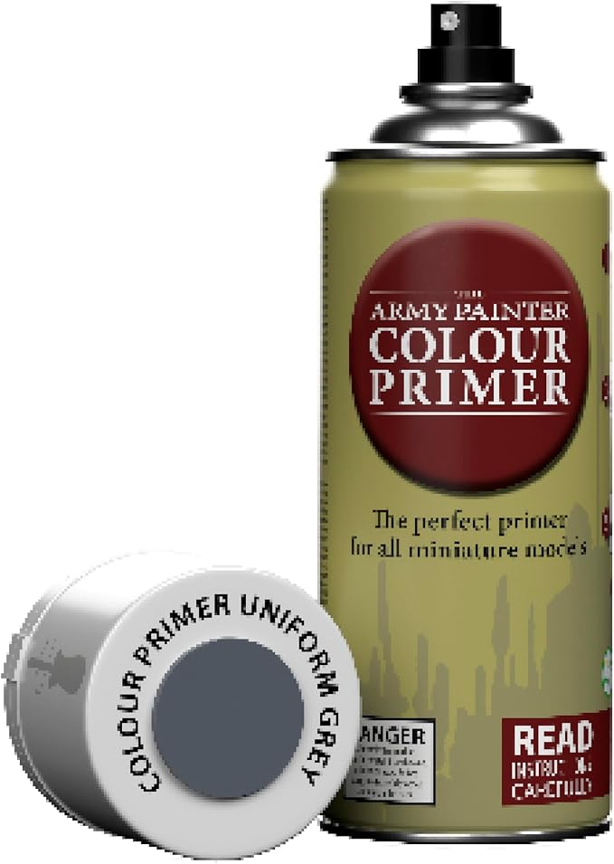 The Army Painter, Colour Primer: Uniform Grey, 13.5oz by TheArmyPainter