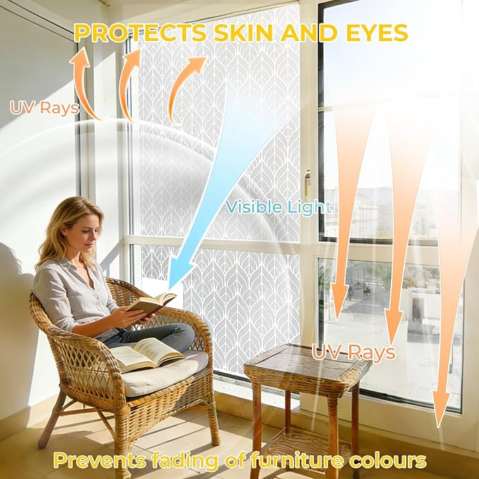 OHTMERU Window Privacy Film Decorative - Image 4