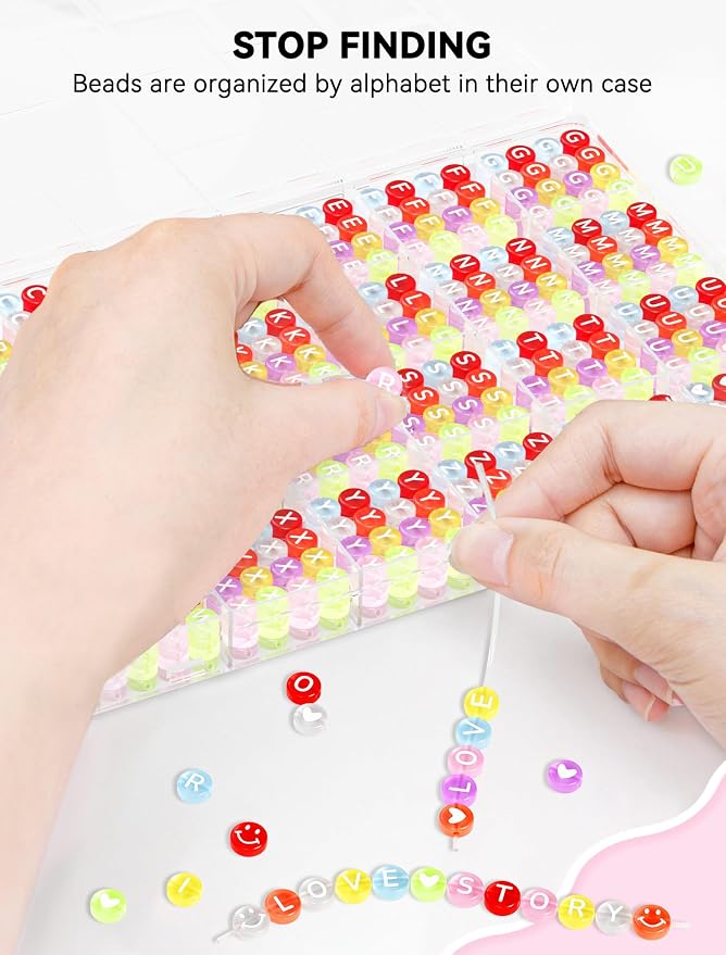 ARTDOT 1400 Pieces Letter Beads - Image 2