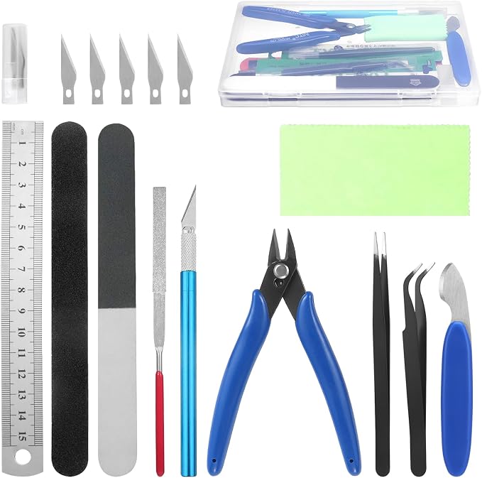 Fippy 11PCS Model Kit Tools, Gundam Model Tool Kit, Hobby Building Tools Kit by Fippy