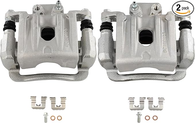 SCITOO 19B6271 19B6270 Rear Left & Right Disc Brake Calipers w/Bracket Fit For Hyundai For Santa Fe 2010-2012,For Kia For Sorento 2011-2013, Single Piston