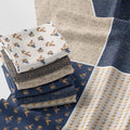 Farm Patchwork Fabric Panel 100x155 cm – 100% Cotton Satin, 6 Coordinated by FabricsTown