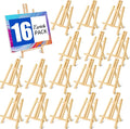 ESRICH 16 PCS 11.8" Wood Easels, Tabletop Easel by ESRICH