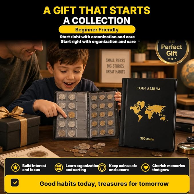 ANKHOH Coin Collection Book Holder Album - Image 4