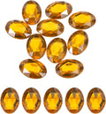 MECCANIXITY 10Pcs Acrylic Oval Gems 30x40 mm Flat Back Artificial Rhinestones by MECCANIXITY