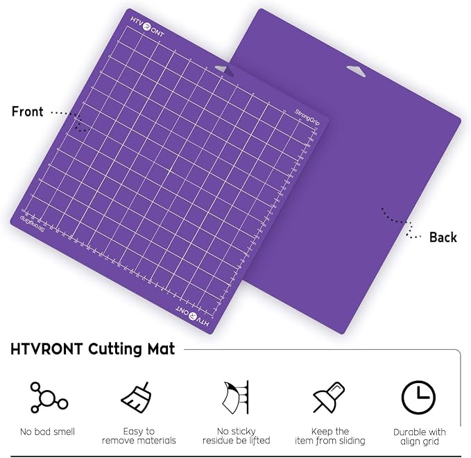 HTVRONT Cutting Mat, 3-Grip Variety Pack, - Image 4