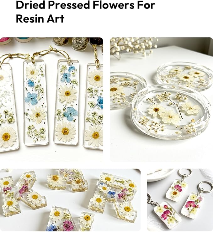 Dried Flowers, Resiners 100Pcs Pressed Flowers - Image 7