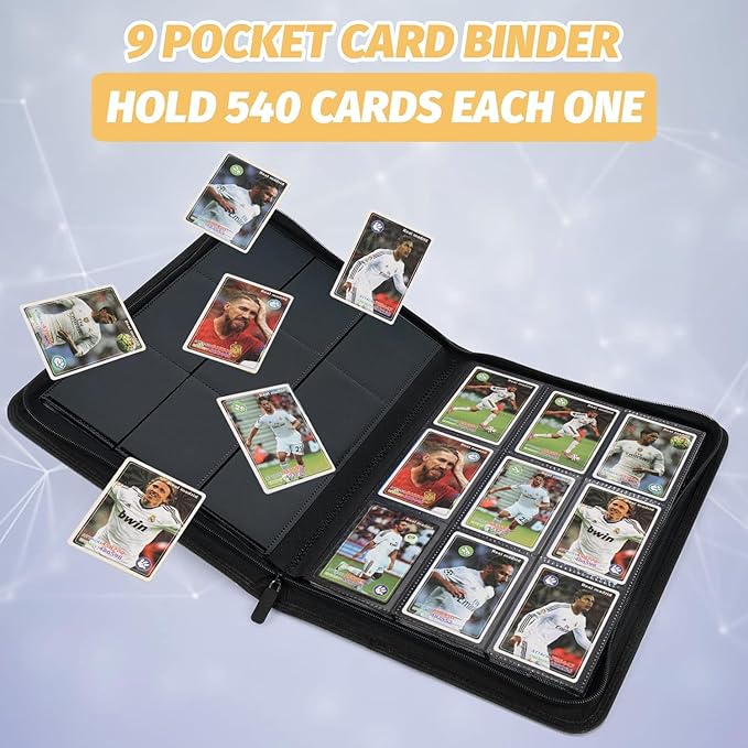 Trading Card Binder, Card Collection Binder Album Folder - Image 4