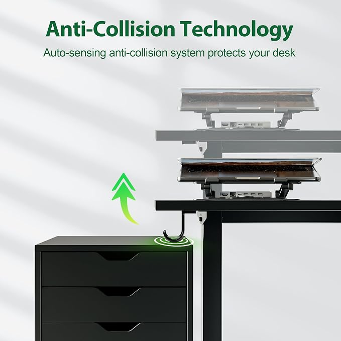 Agilestic Electric Standing Desk, 71 x 31.5 Inches Height Adjustable Desk - Image 6