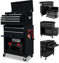 8-Drawer High Capacity Rolling Tool Chest with Wheels, Big Tool Storage Removable Tool Box Combo, Tool Storage Cabinet