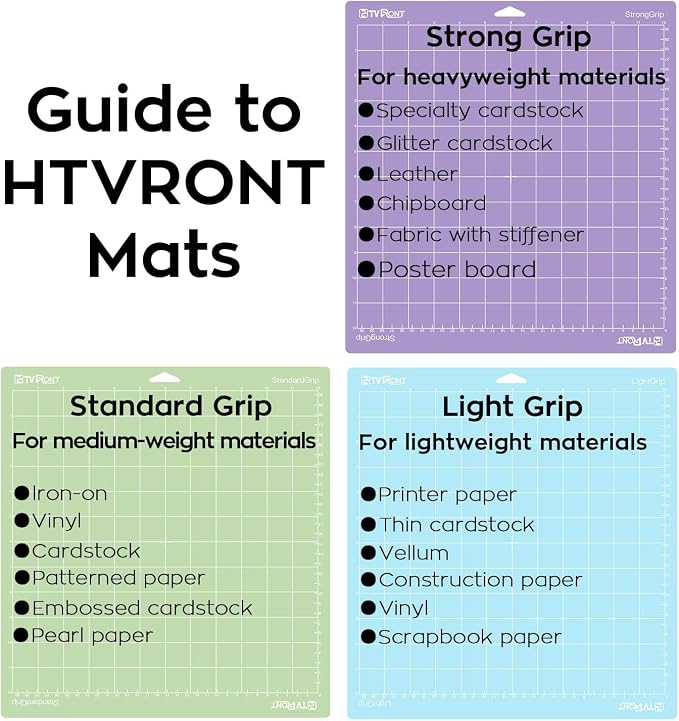HTVRONT Cutting Mat, 12x12 & 12x24, Compatible - Image 5