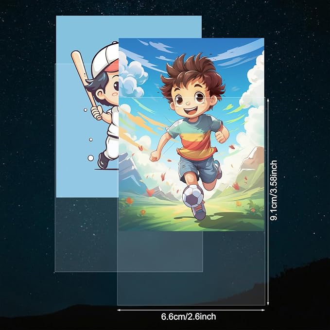 1000 Counts Card Sleeves for Trading Cards, Soft Penny Card Sleeves, Sports - Image 7