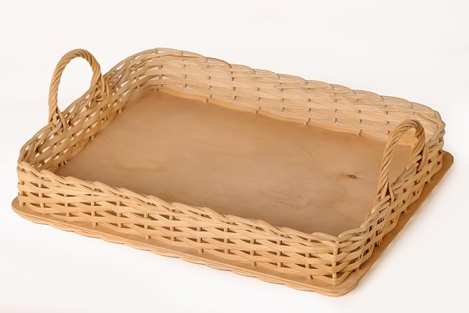 PEDDIG SHOP DIY Basket Weaving Tray Kit – Complete Rattan Craft Set by PEDDIGSHOP