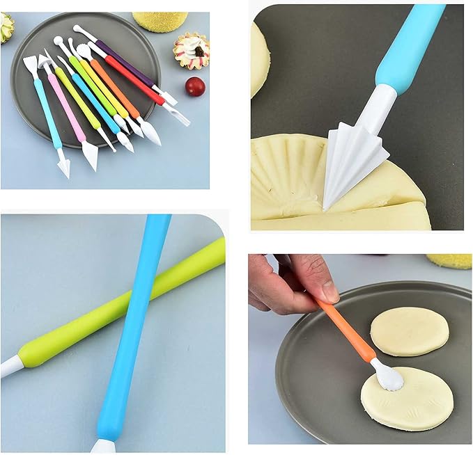 Langqun Air Dry Clay Sculpting Tools, Modeling Shaping Embossing - Image 3
