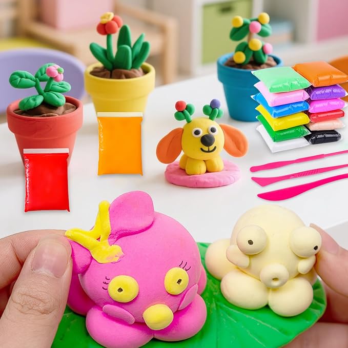 Pink Air Dry Clay 72 Packs Foam Clay Air Dry Foam Clay - Image 8