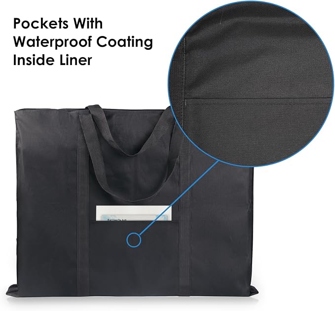 JJRING Dacron Light Weight Art Portfolio Bag, and Drawing - Image 5
