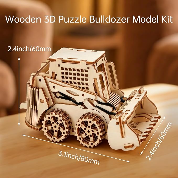 Wooden 3D Puzzle, Creative DIY Model Building Kit - Image 2