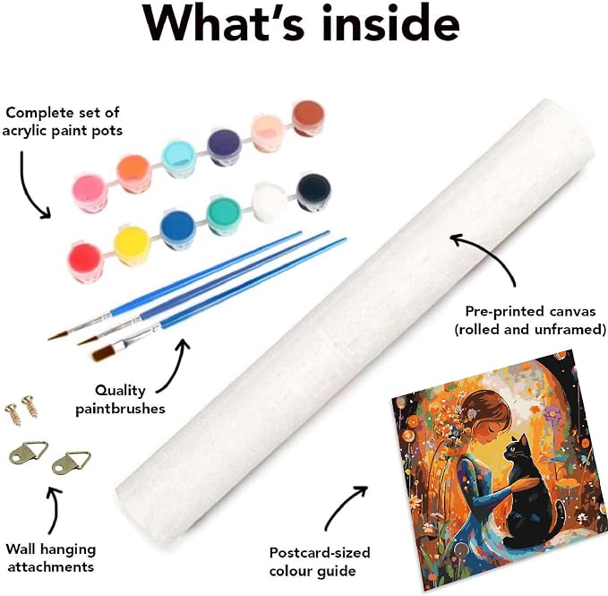 Clendo DIY Paint by Numbers Kit - Image 7