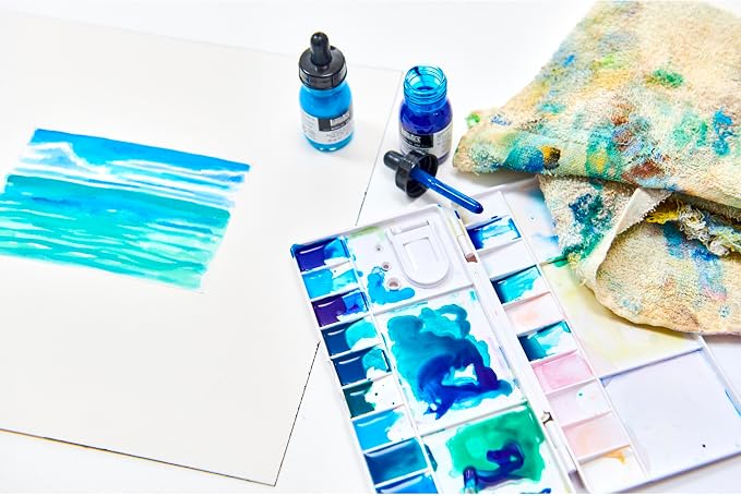 Liquitex Professional Acrylic Ink, 1-oz Jar, Hooker's Green Hue Permanent - Image 4