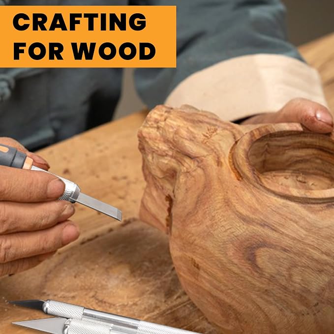 MulWark Exacto Knife Set | Craft Knife Kit | 16pc Precision Craft Hobby Kit - Image 6