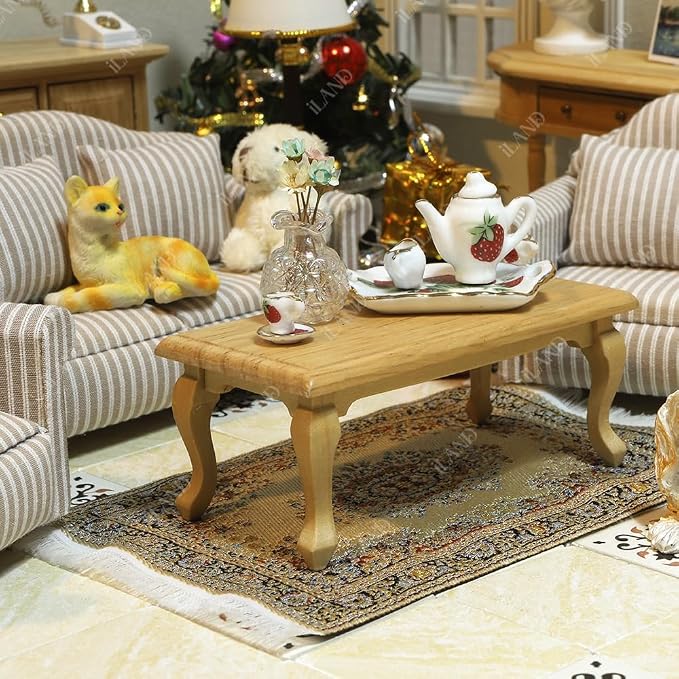 iLAND Miniature Dollhouse Accessories Vintage of Carpet - Image 3