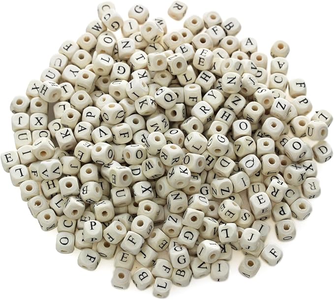 BetterJonny Natural Square Wooden Beads by BetterJonny