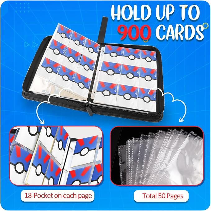 900 - Pockets Trading Card Binder - Image 4