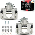 Torchbeam Rear Brake Calipers Set for Chrysler 2008-2012 Town & Country, Dodge 2008-2012 Grand Caravan, Volkswagen 2009-2012 Routan, Rear Left and Rear Right Calipers Replace # 18B5080+18B5081
