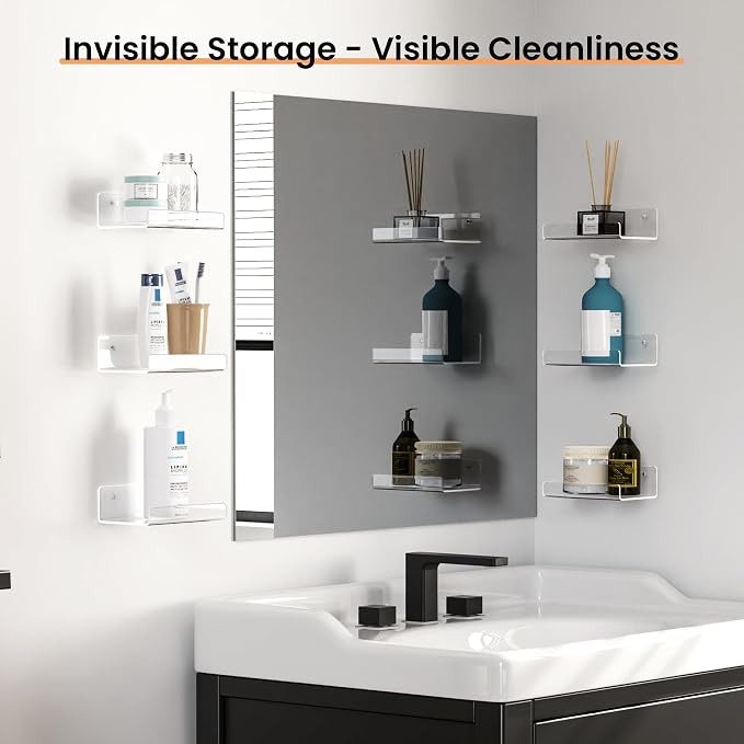 upsimples 6" Acrylic Shelves, Small Shelf - Image 5
