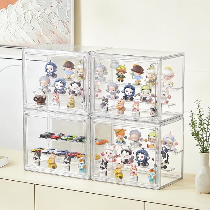 Acrylic Display Case for Collectibles 3 Tier, Small Clear Display Box 2pack | 2 - Image 6