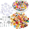 150Pcs Miniatures Food Drinks Bottles Doll House Accessories 1:12 Playset by Unknown